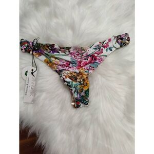Christian Lacroix Swiminista Jardin Exo Chic Triangle Bikini Top Wise Bottom M